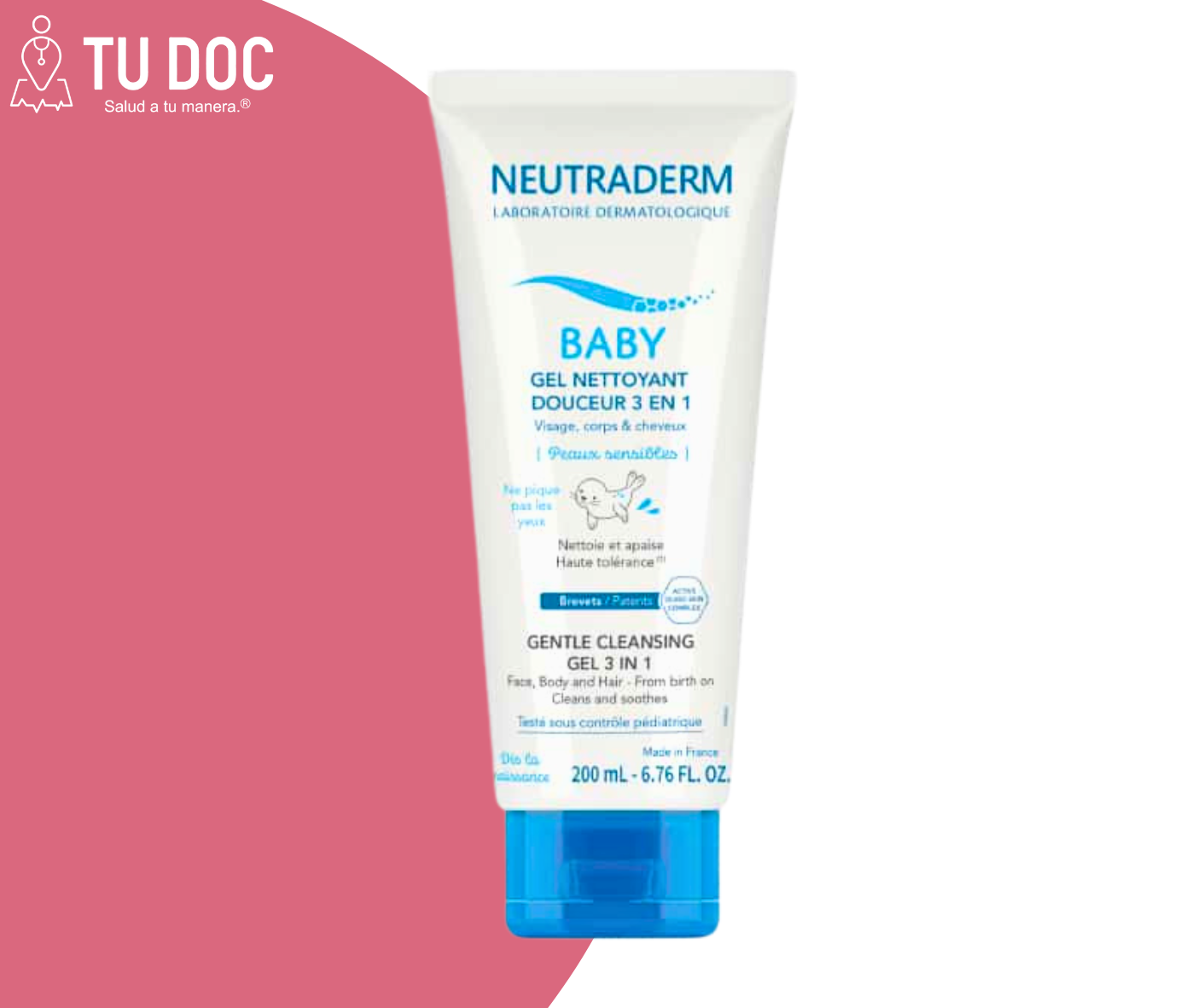 Neutraderm Gel Corporal Baby 3 En 1 200 ml