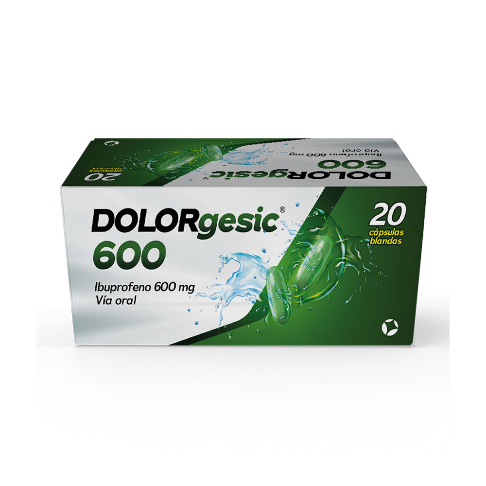 Dolorgesic 600mg capsulas blandas