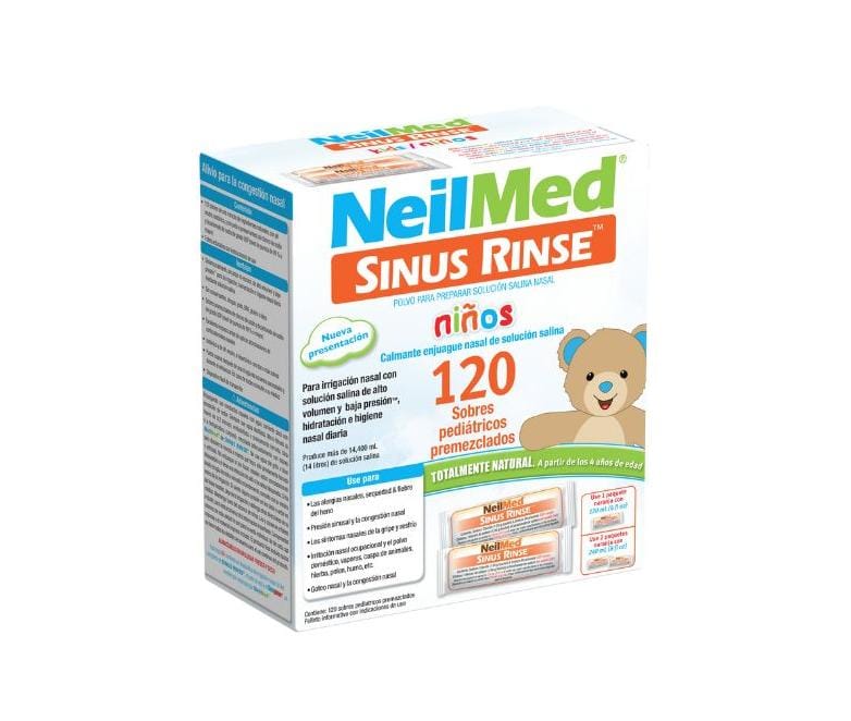 Neilmed sinus rinse sinus rinse niños en polvo en polvo x 120