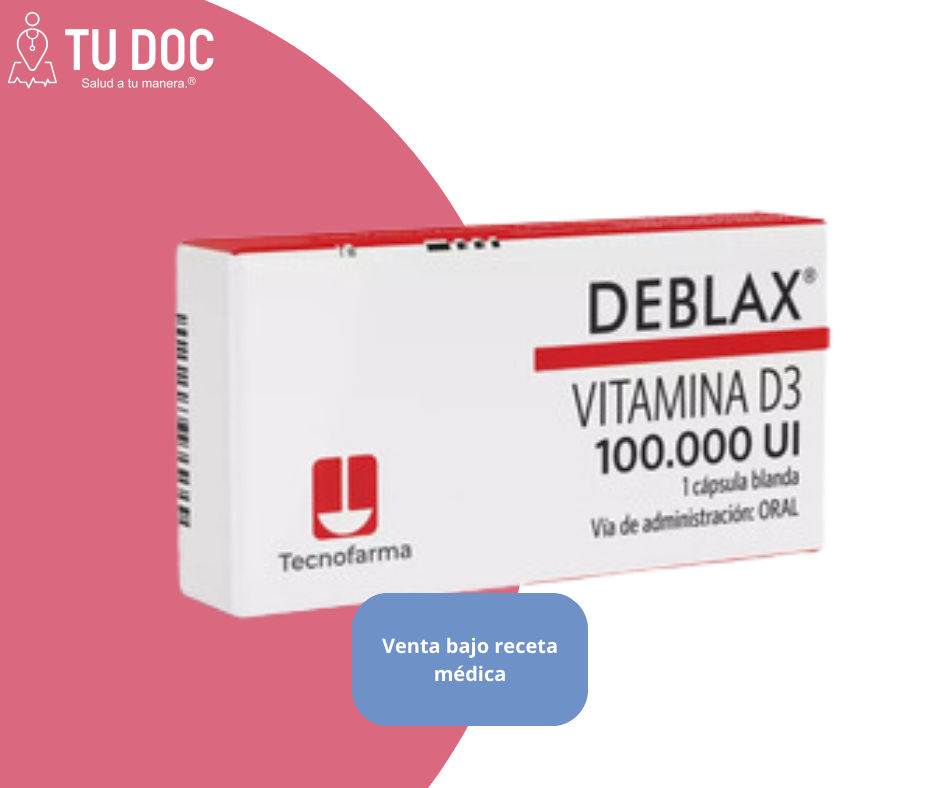 Deblax Vitamina D3 100000 capsulas