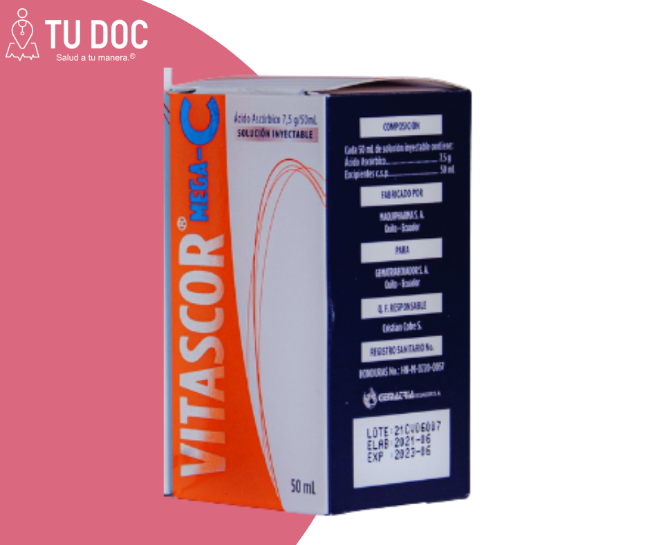 VITASCOR MEGA C 7,5GR FRASCO X 50ML