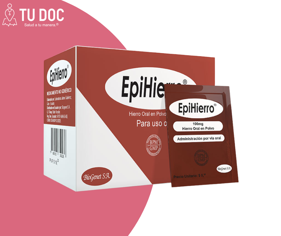 Epihierro 100mg en polvo