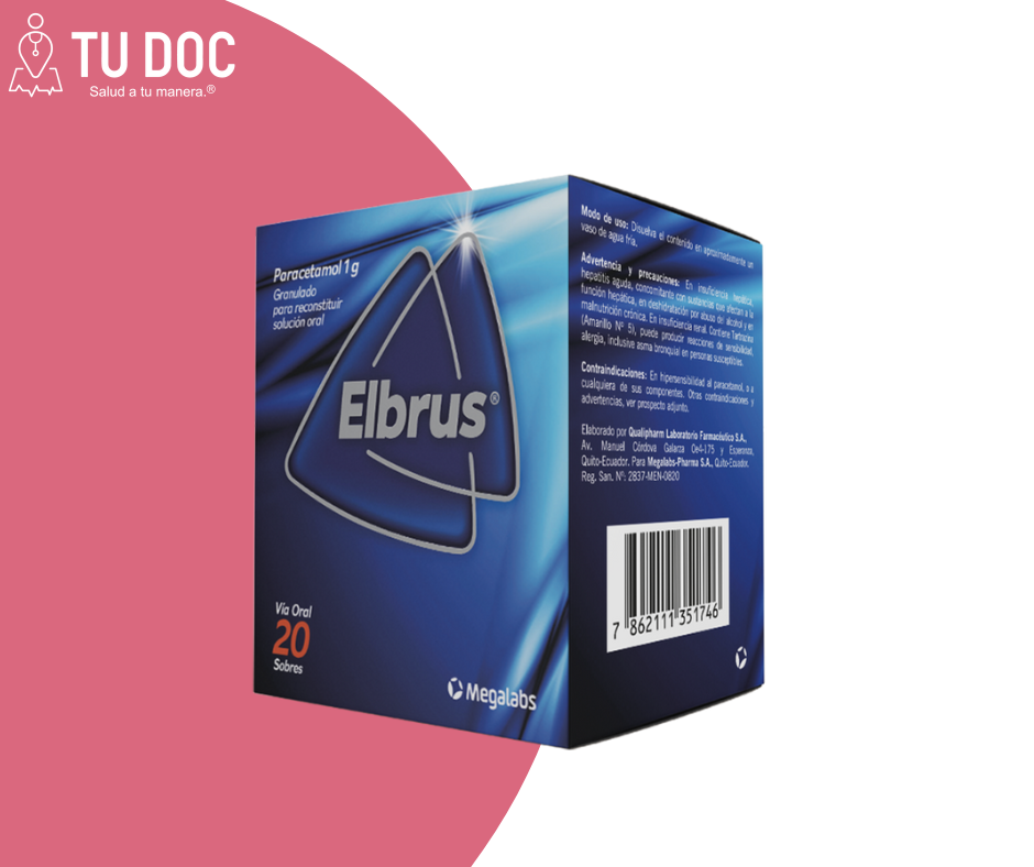 Elbrus Solución Oral Sachet 1g Bebible