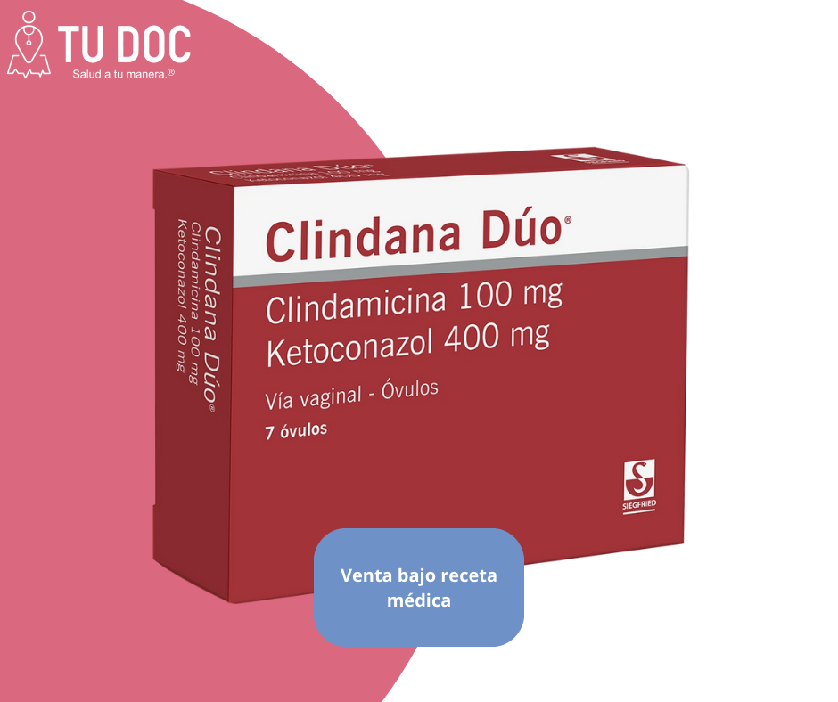 Clindana Duo Óvulos 400mg/100mg