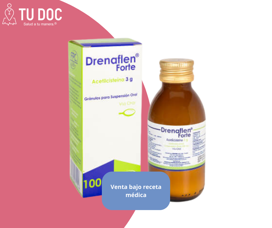 Drenaflen Forte Granulado Para Suspensión 3 g Frasco 100 ml