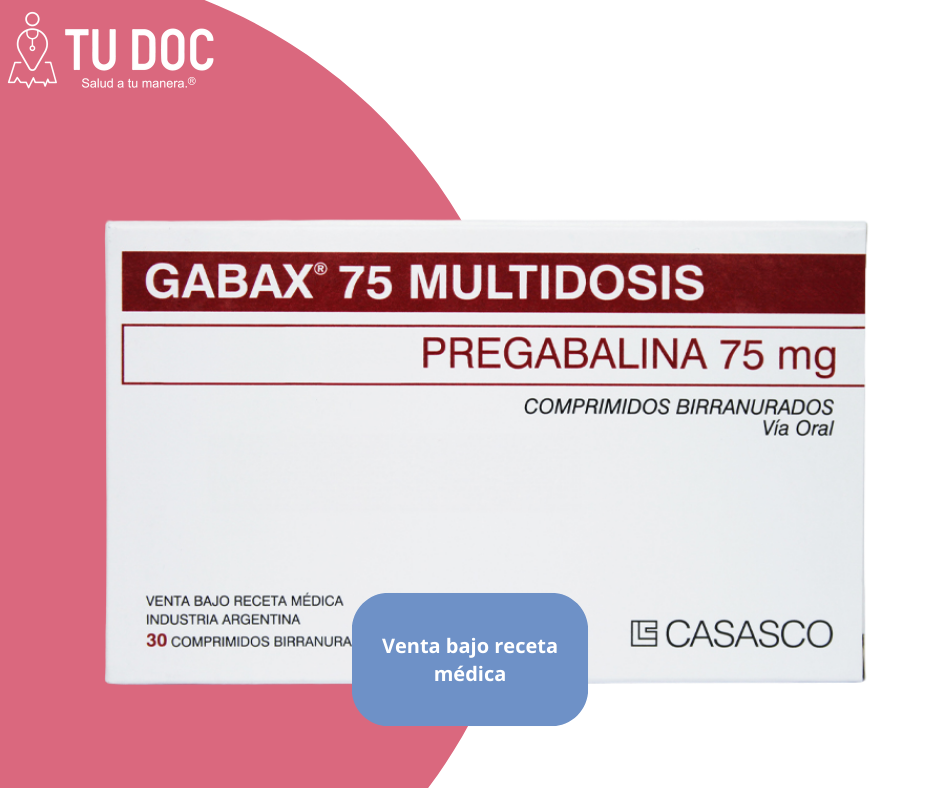 Gabax 75mg comprimidos Birranurados