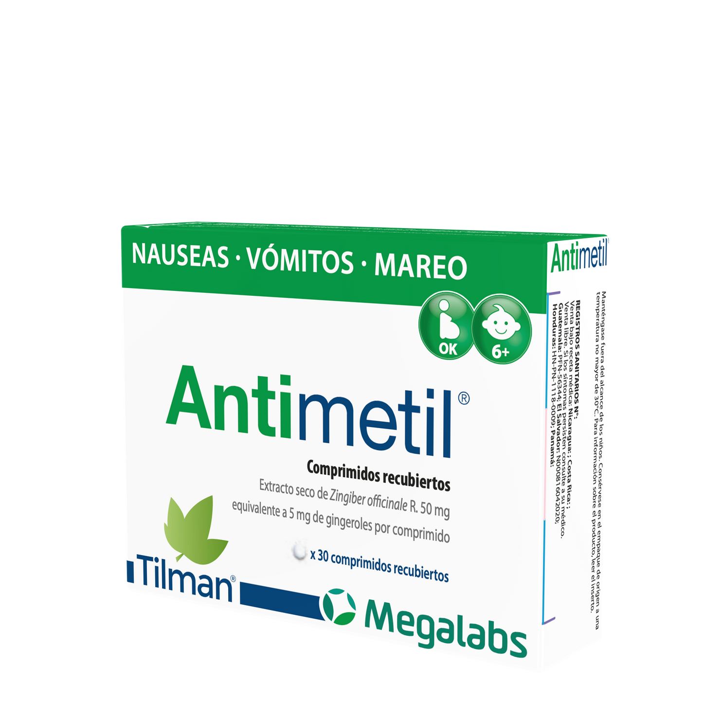 Antimetil Tabletas Recubiertas