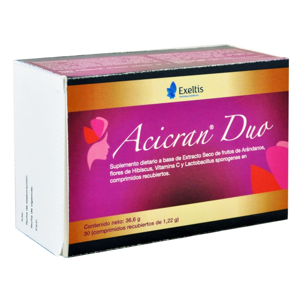 Acicran Duo Suplemento Alimenticio Comprimidos