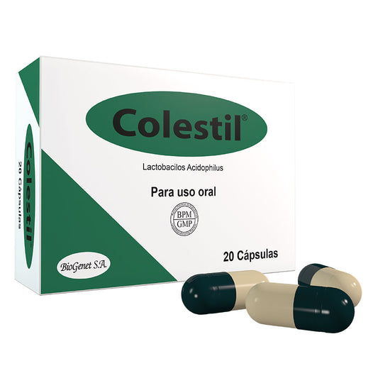 Colestil 30mg biogenet cápsulas