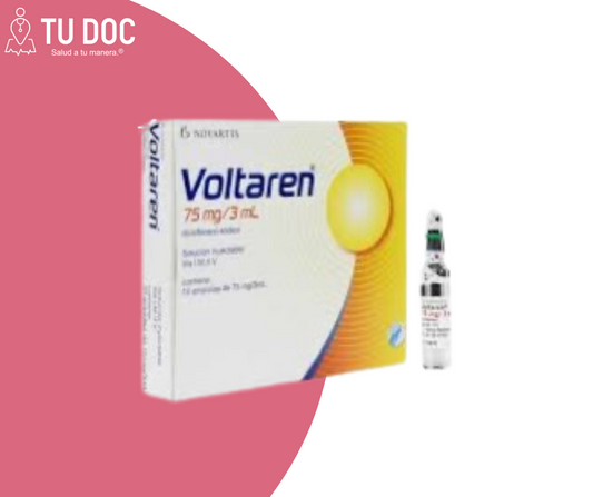 Voltaren 75mg ampolla inyectable