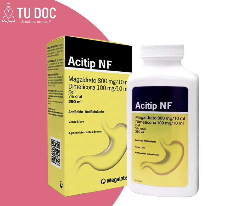 ACI-TIP 800 mg x 100 mg Gel 250 ml