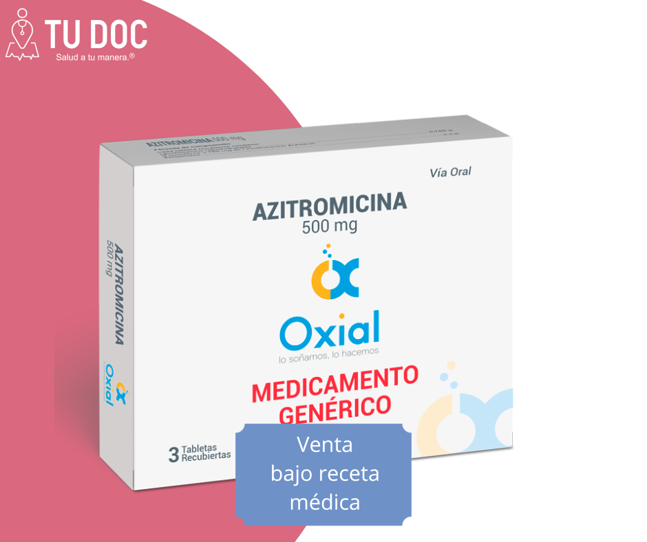 AZITROMICINA 500 mg x 3 Comprimidos