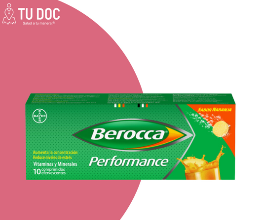 BEROCCA x 10 comprimidos efervescentes