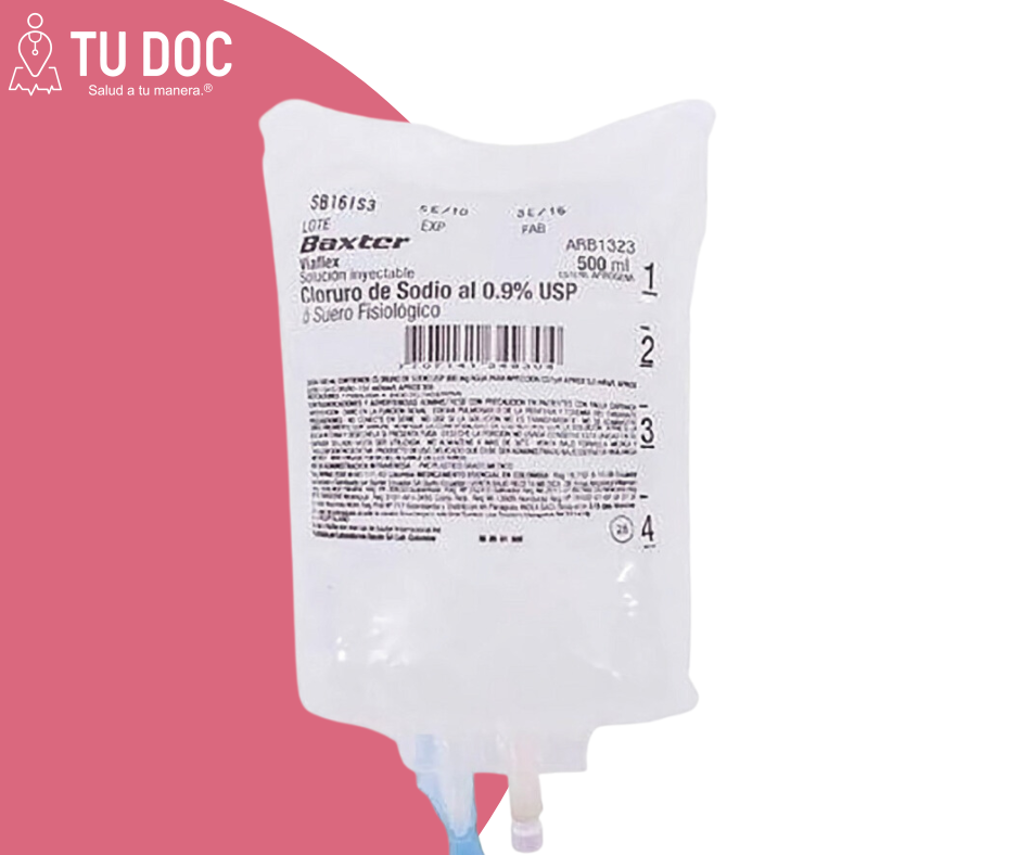 CLORURO SODIO 0.0009 BAXTER Solución 100ml