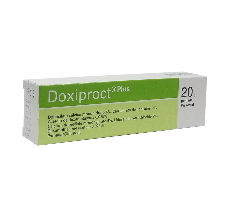 Doxiproct Plus Pomada Rectal Tubo con 20 g