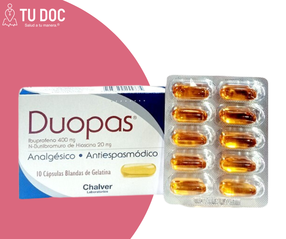 DUOPAS 20 mg x 400 mg Cápsulas Blandas