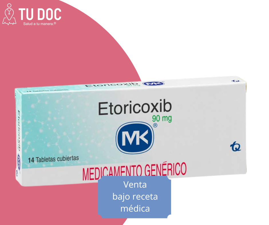 ETORICOXIB 90 mg x 14 Tabletas Cubiertas