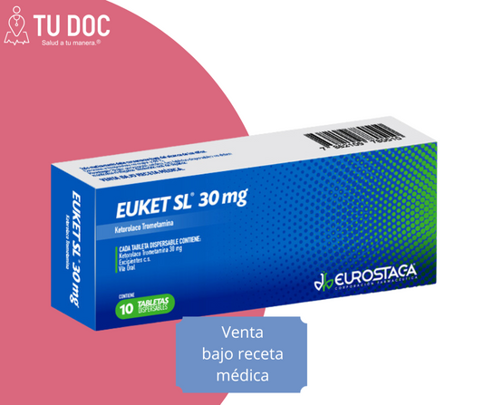 Euket tabletas sublinguales 30mg