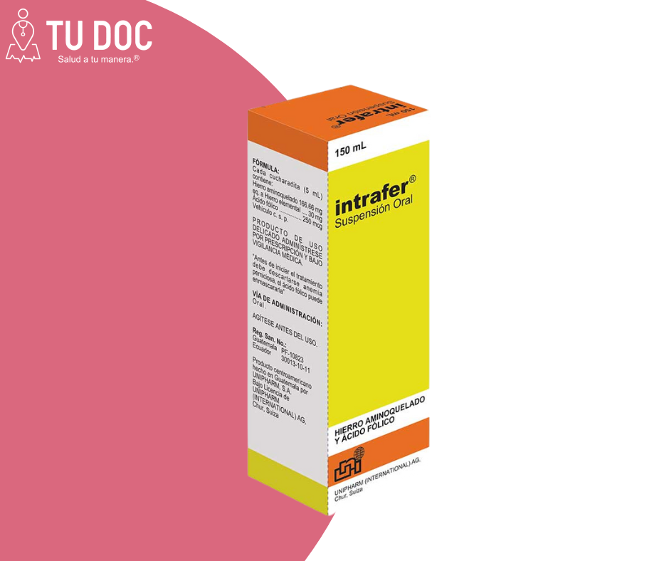 Intrafer 120mcg leterago - unipharm suspensión