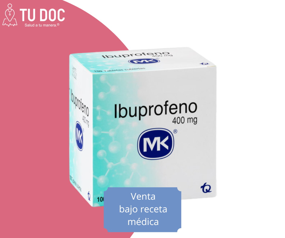 IBUPROFENO 400mg Tableta Recubierta