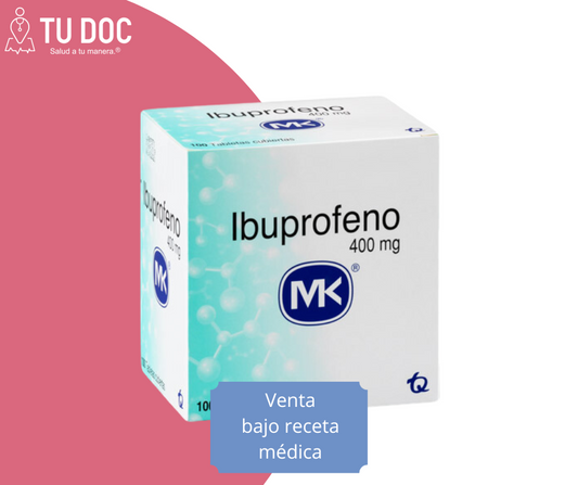 IBUPROFENO 400mg Tableta Recubierta