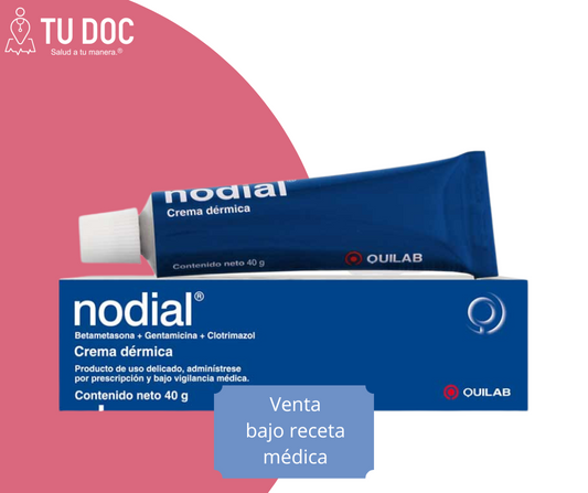 NODIAL 0,050 g x 0,100 g x 1000 g en Crema