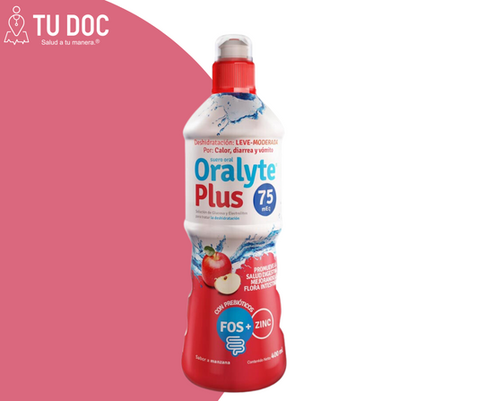 ORALYTE Plus 75 MEQ Manzana Solución Oral 400 ml