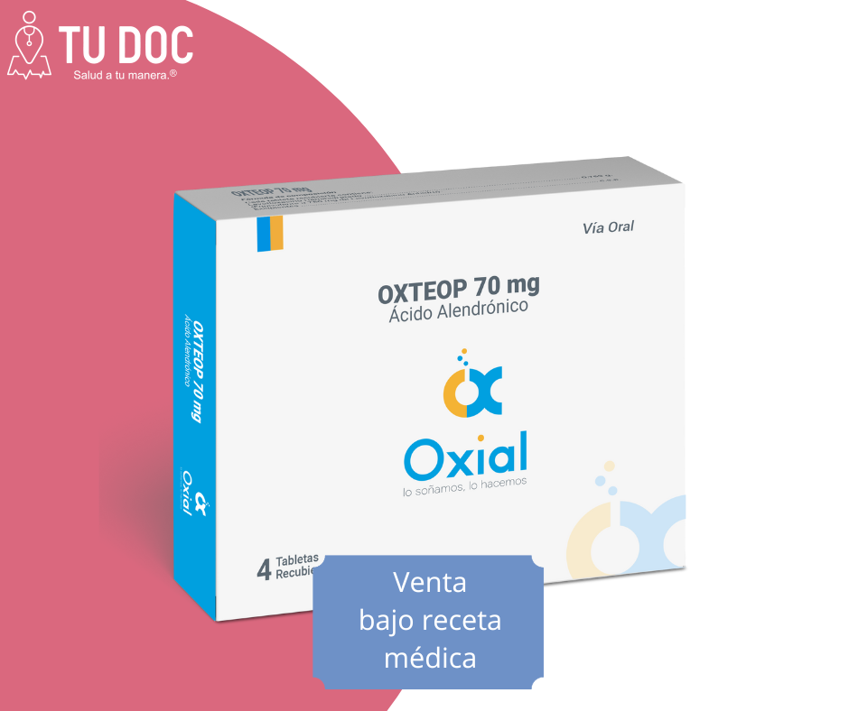 Oxteop tabletas 70mg caja x 4