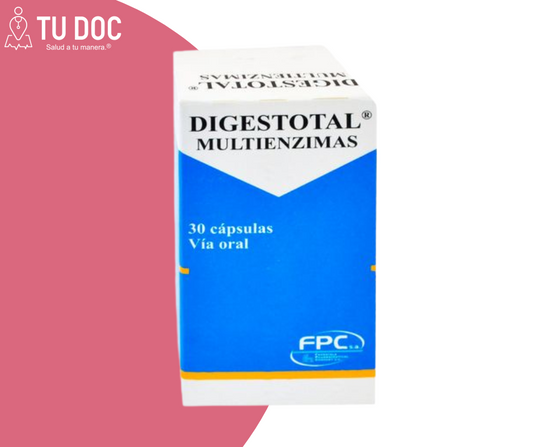 Digestotal Multienzimas Caps C/30