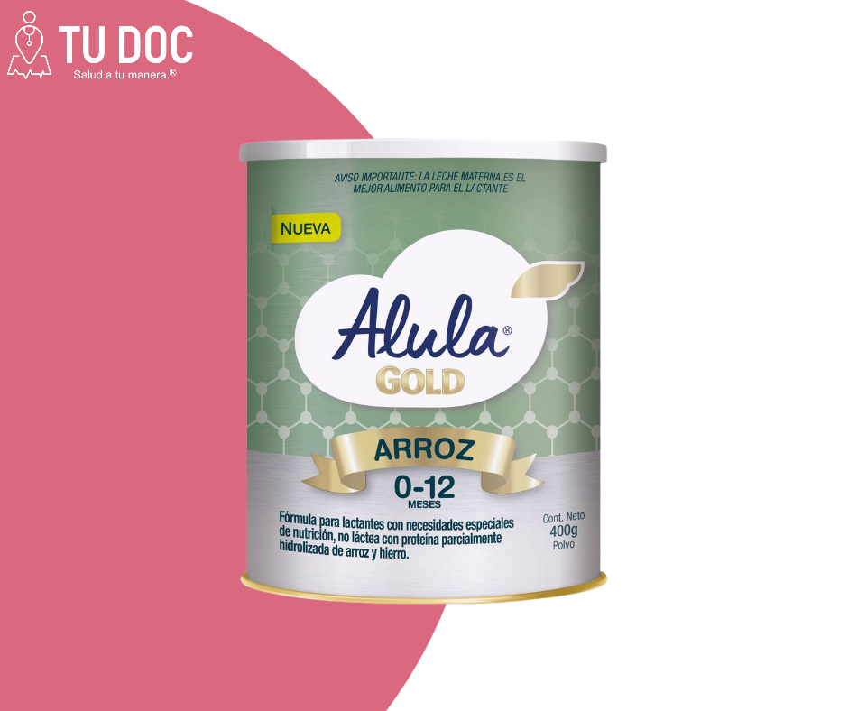 Leche alula gold arroz 0-12mx400gr