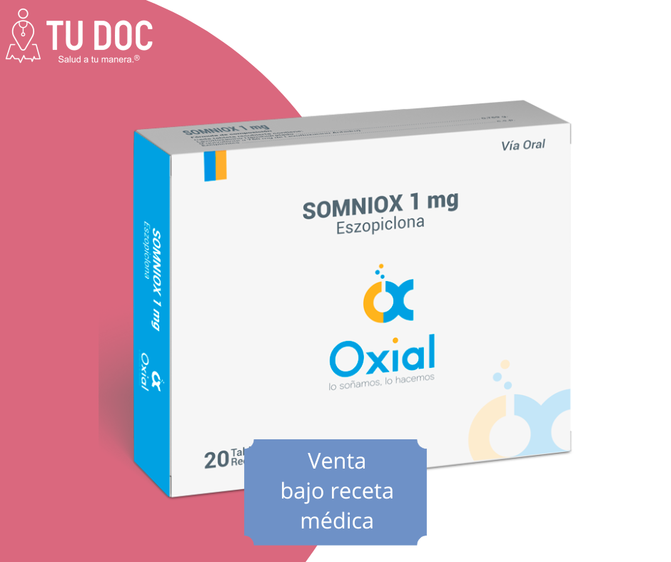 Somniox Tabletas 1mg caja x 20