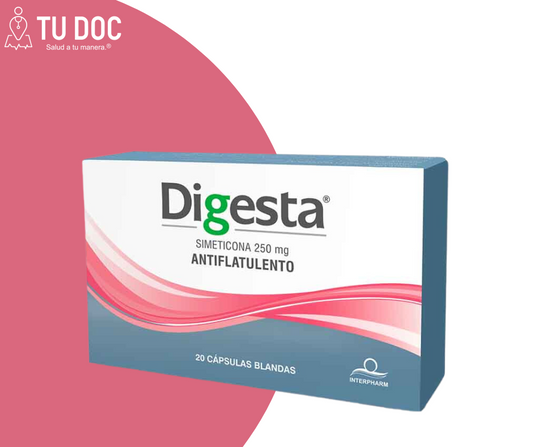 DIGESTA 250 mg Cápsulas Blandas