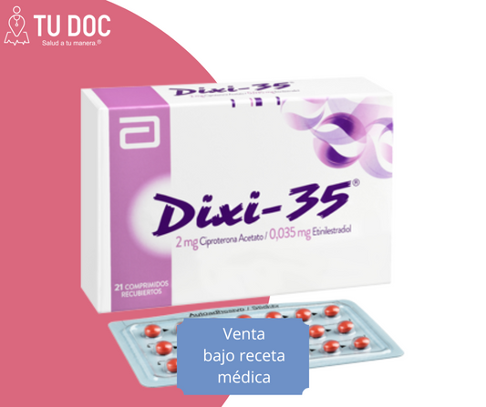 DIXI-35 2 mg x 0.035 mg Tabletas Recubiertas