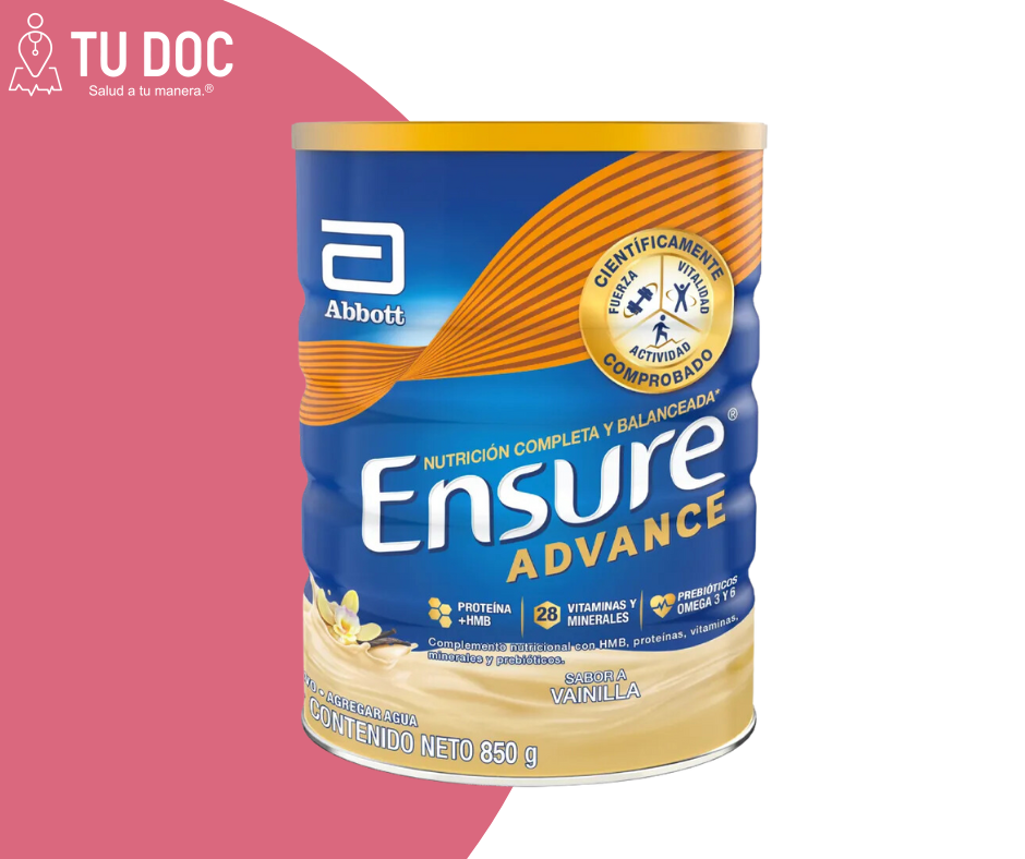 ENSURE ENSURE ADVANCE VAINILLAx850GR