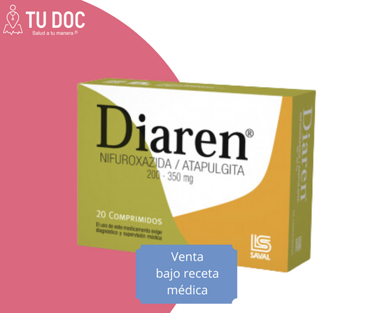 DIAREN 200 mg x 350 mg Comprimidos