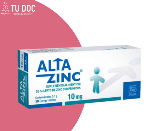 ALTAZINC 10MG CAPSULAS