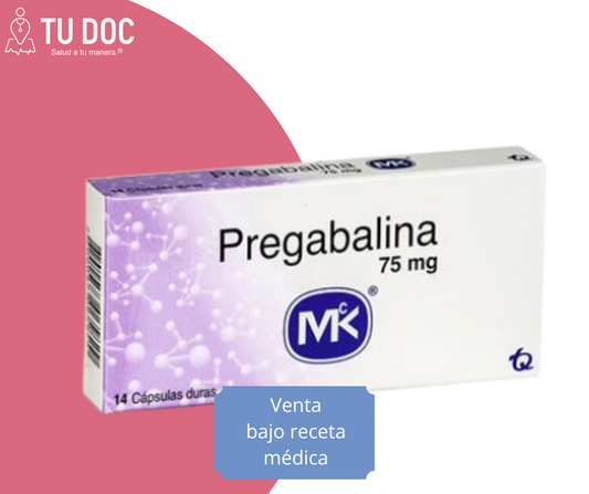 Pregabalina  Capsulas 75 Mg