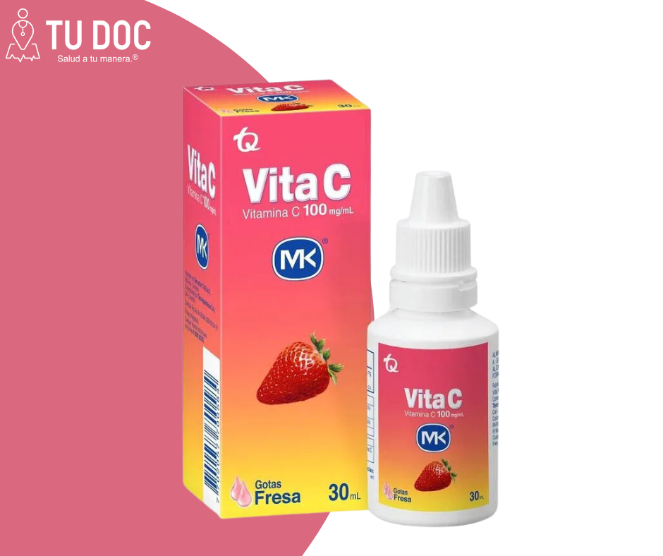 VITAMINA C 100 mg en Gotas 30ml