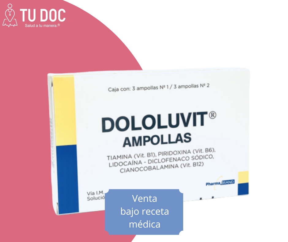 DOLOLUVIT 75 mg x 100 mg x 100 mg x 1 mg x 3 Ampolla Inyectable