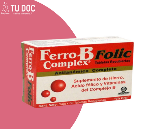 Ferro-B Complex Folic Tabletas