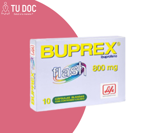 Buprex Flash Capsulas Blandas 800 Mg