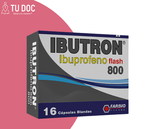 IBUTRON FLASH 800mg capsulas blandas