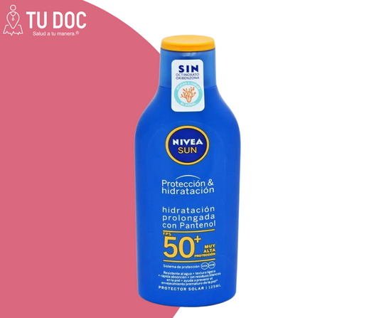 Nivea Protector Solar Protección Hidratación Spf50 125 ml