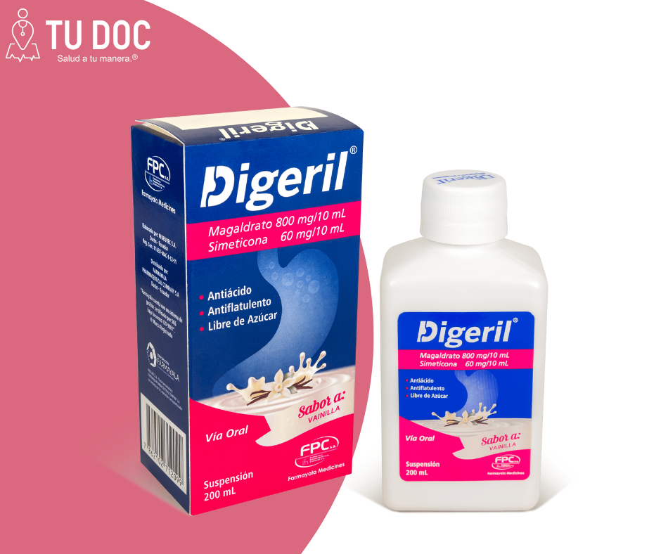 DIGERIL SUSPENSION FRASCO 250ML