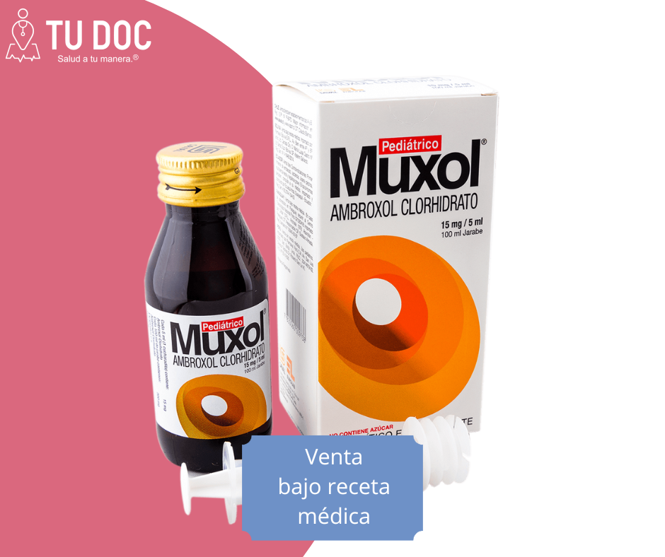 Muxol Jarabe 15mg/5ml Pediátrico Frasco 100 ml