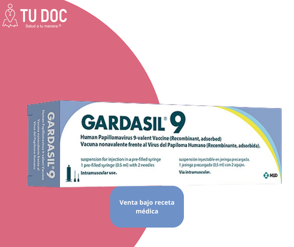Gardasil 9 Suspensión Inyectable 0.5 Ml