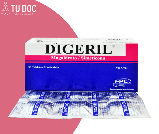Digeril Tabletas Masticables 800/40 mg