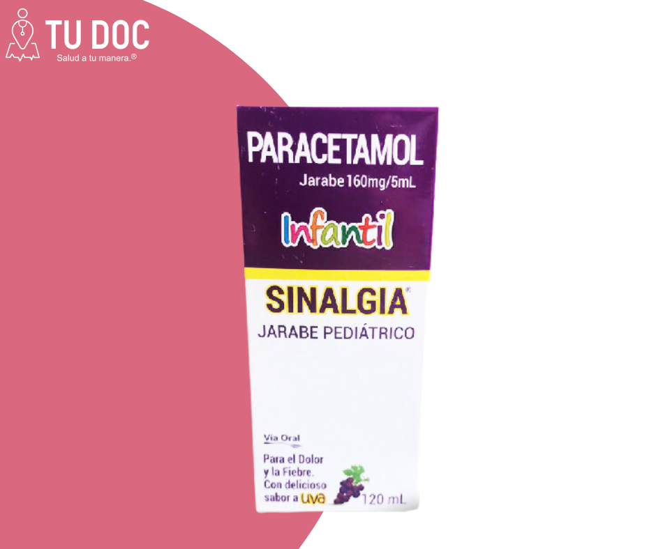 Sinalgia Jarabe 160mg/5ml frasco x 120ml