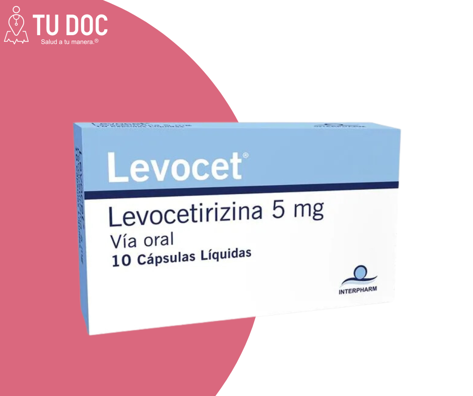 Levocet Cápsulas Líquidas 5 mg