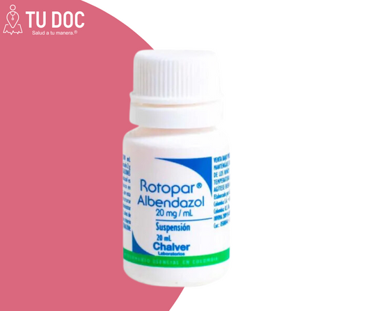 Rotopar Suspension 20mg/ml Frasco x 20 Ml.